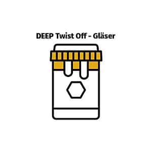 DEEP Twist-Off Gläser