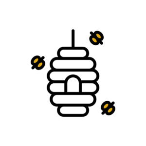 Ablegerkasten DNM aus Holz "5 Waben"