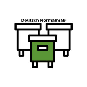 Ablegerkasten DNM aus Holz "5 Waben"