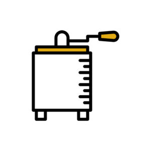 Abfüllkübel aus Edelstahl 25 KG "HONEY BUDDY" APIHoney