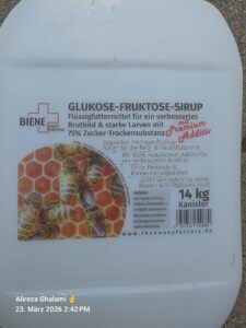 Biene+ PREMIUM Glukose-Fruktose Sirup für ein verbessertes Brutbild - 14 KG Kanister